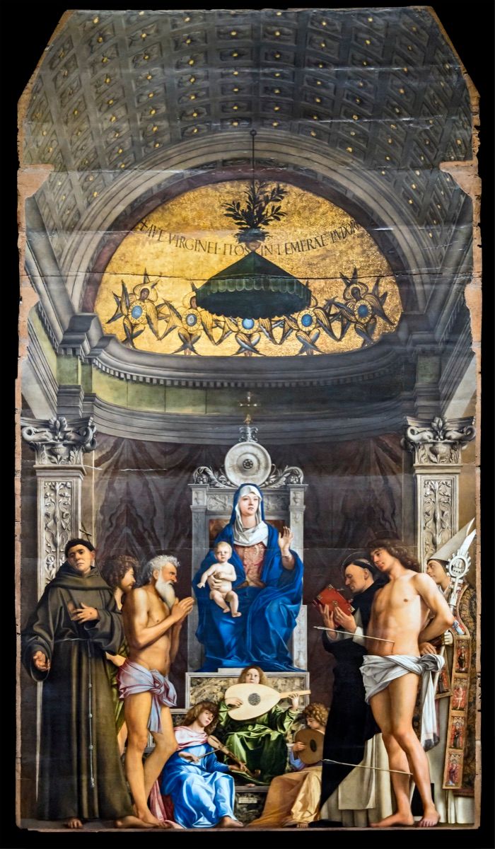 Giovanni Bellinin Pala di San Giobbe, 1480-luvun alttaritaulu Gallerie dell'Accademiassa Venetsiassa